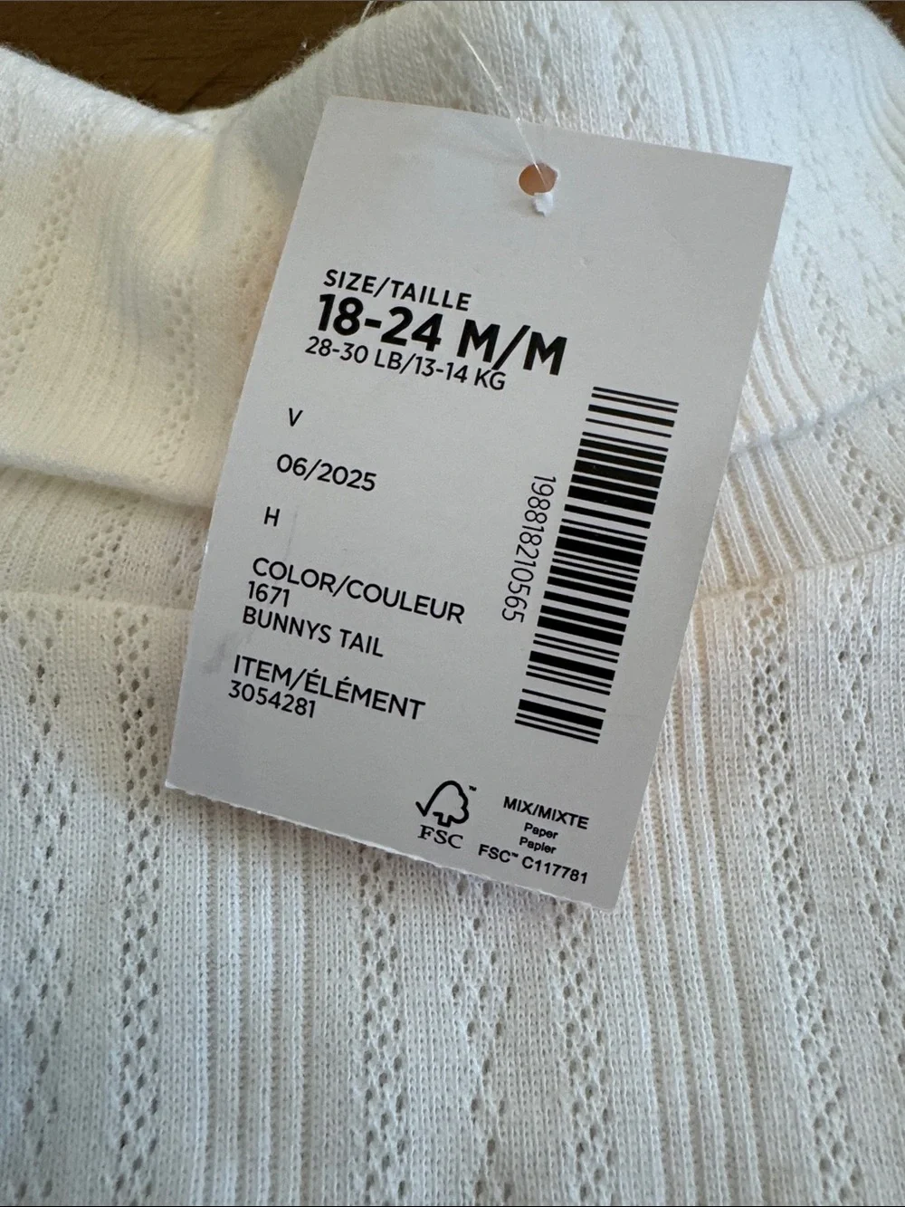 Toddler Girl White Turtleneck Sweater Top with Gold Button Detail